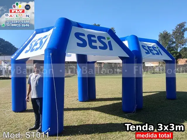 Stand inflável promocional para SESI