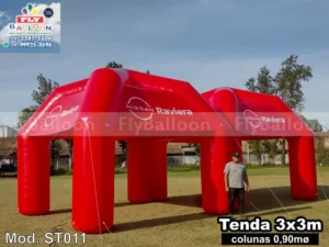tendas infláveis promocionais concessionária raviera nissan